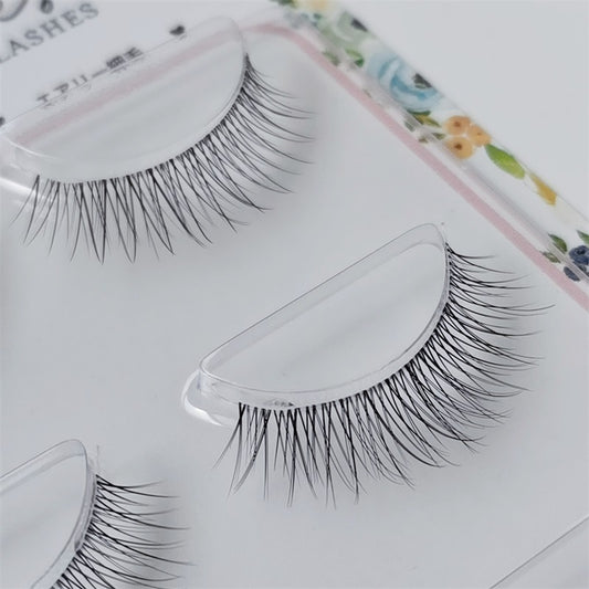 Fine stem transparent stem eyelashes