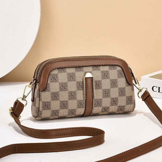 Fashion Print Casual Single Shoulder Crossbody Mini Small Bag Coin Purse