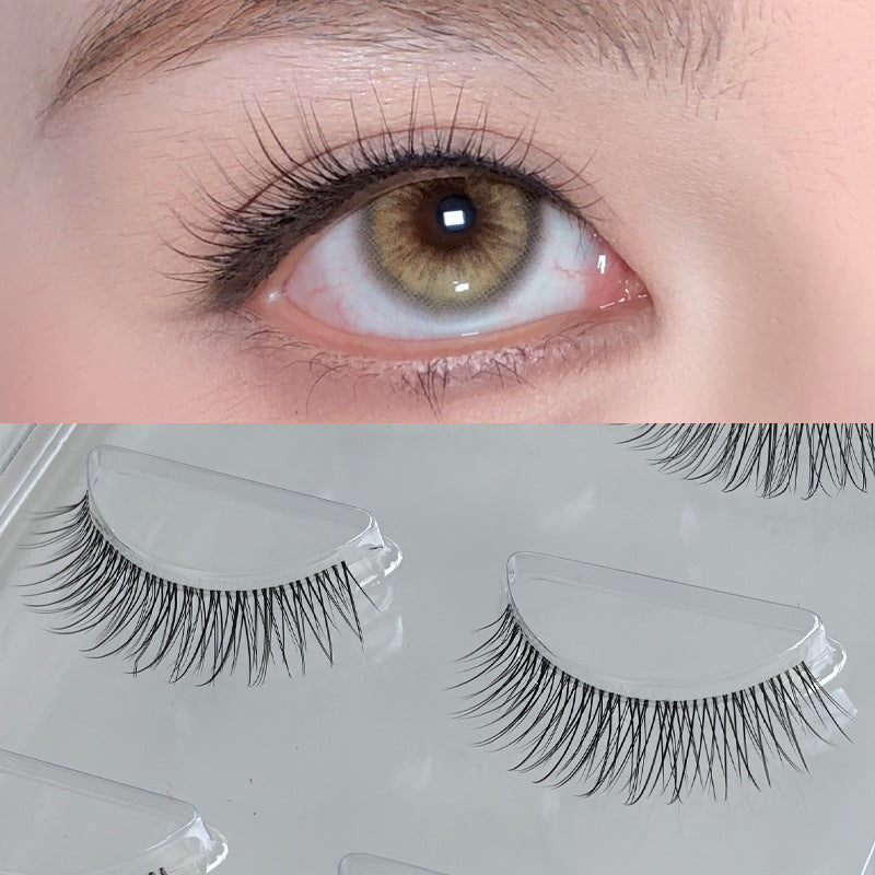 Fine stem transparent stem eyelashes