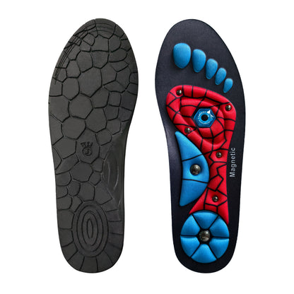 Breathable Insole Running Sports Shock Absorbing Massage Insole Unisex Tailable Magnetic Therapy Insole