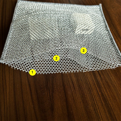 Steel wire cleaning dishwashing cloth, oil-free and stain-removing steel wire ball cleaning cloth