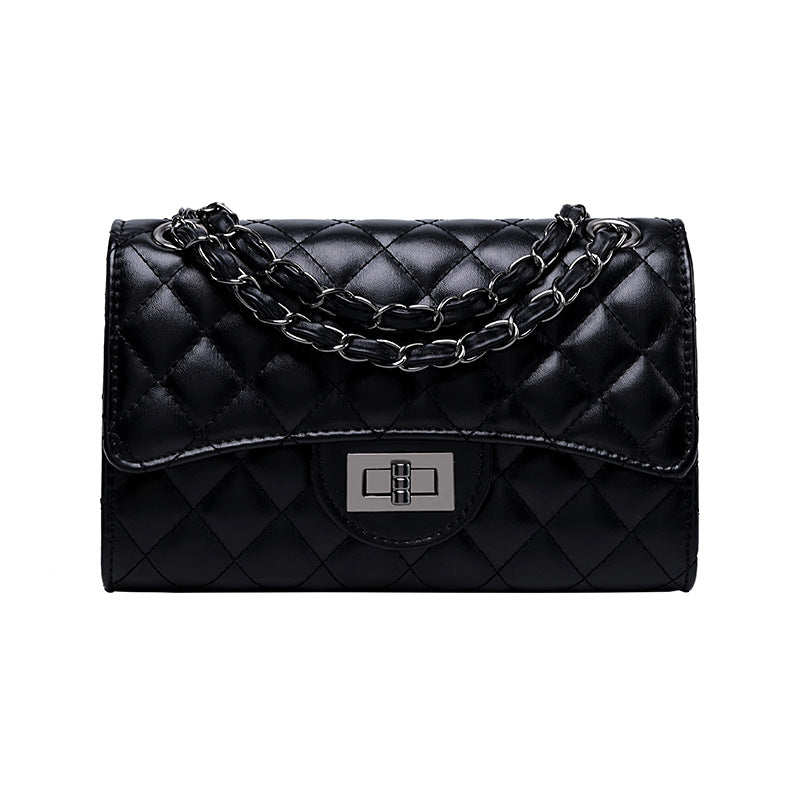 2025 New European and American Fashion Trendy Diamond Plaid Chain Bag Chanel Style Women's Bag Shoulder Crossbody Bag Women's Bag Small Bag