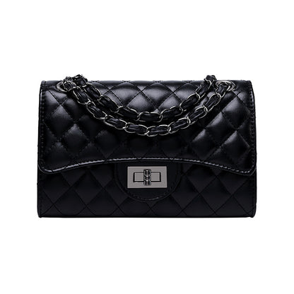 2025 New European and American Fashion Trendy Diamond Plaid Chain Bag Chanel Style Women's Bag Shoulder Crossbody Bag Women's Bag Small Bag