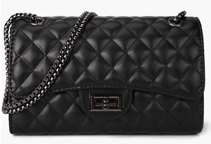 2025 New European and American Fashion Trendy Diamond Plaid Chain Bag Chanel Style Women's Bag Shoulder Crossbody Bag Women's Bag Small Bag